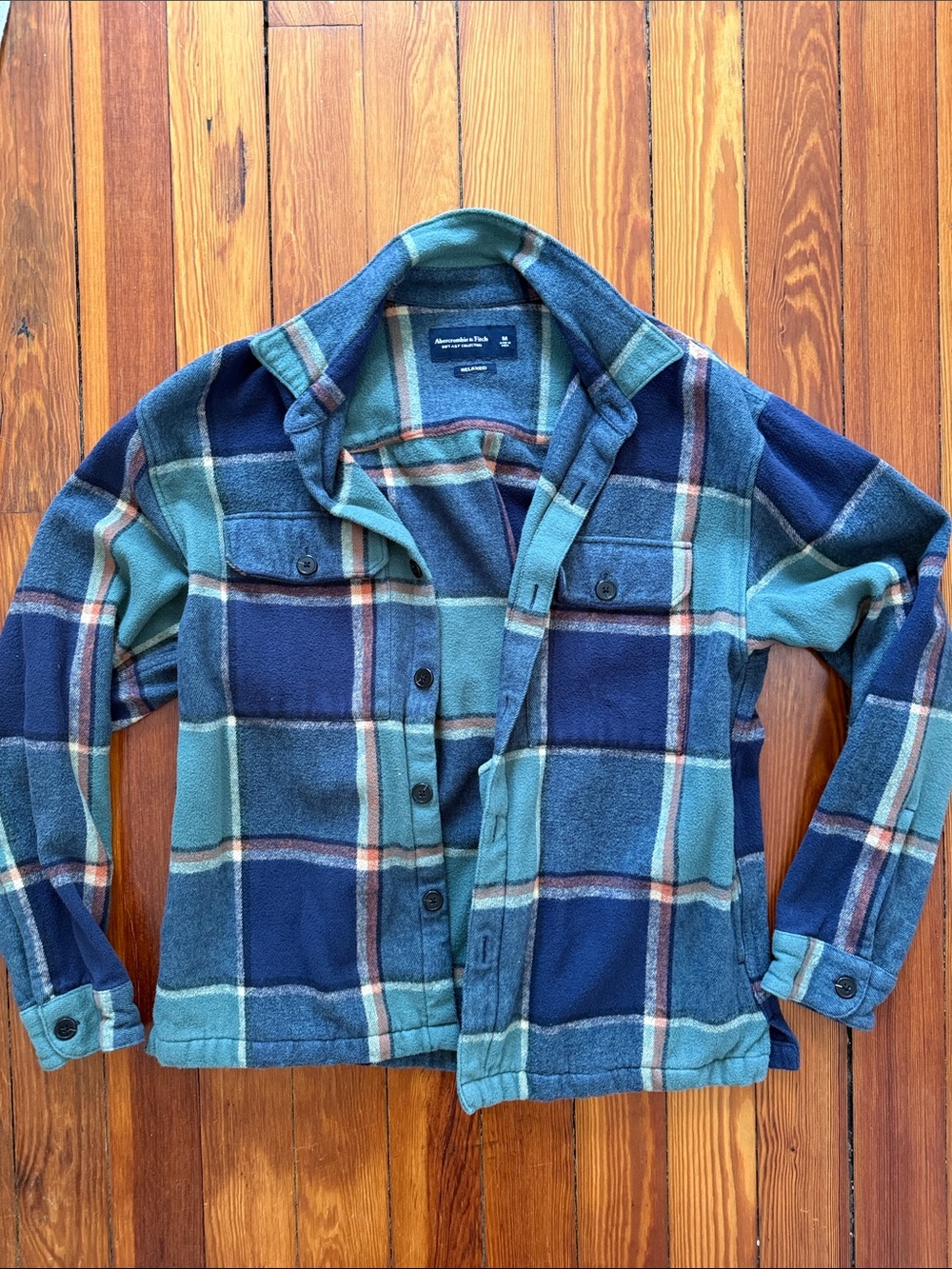 Abercrombie flannel shirt jacket